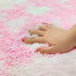 5 ft Pink Fluffy Round Rugs for Girls Bedroom,Plush Circle Area Rugs for Living Room Cute Shaggy Circular Carpet Furry
