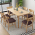 Stretch Chair Seat Covers 4 PCS, Removable Washable Anti-Dust Dining Room Slipcovers, Chocolate
