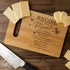 "Recipe For A Mom" Bamboo Engraved Personalized Cutting Board (9"x6") - Unique Birthday Gifts for Mom from Daughters