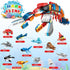 PEACEJOUNEY 24-piece Set, Valentine's Day Gift Ocean Life Building Blocks, Suitable for Boys and Girls - Valentine's