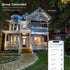 Brizled Smart C9 Christmas Lights, 39FT 60 LED WiFi Color Changing Christmas Lights App Control, RGB String Lights Work