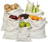 Reusable Produce Bags Cotton Washable - Organic Cotton Vegetable Bags - Cloth