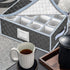 VERONLY China Dinnerware Storage Containers Set, Quilted Box Bins with Dividers for Cups, Plates, Stemware, Moving Set