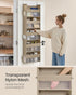 5 5-Tier Summer URDH007Y01 SONGMICS Over The Door Organizer, Hanging Door Organizer with Large Pockets, Fabric Storage
