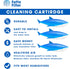 Fette Filter Humidifier Cleaner, Shark Shape Demineralization Float for Most Humidifiers, Pack of 6