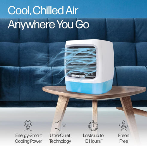 Arctic Air Chill Zone Evaporative Cooler, Portable Fan with Hydro-Chill Technology, 4 Adjustable Speeds for Home &