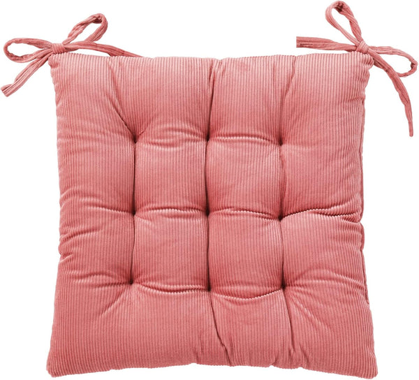 HLOVME Corduroy Chair Cushion with Ties, Ultra Soft Warm Floor Cushion for Kids Reading Nook, Cosmos