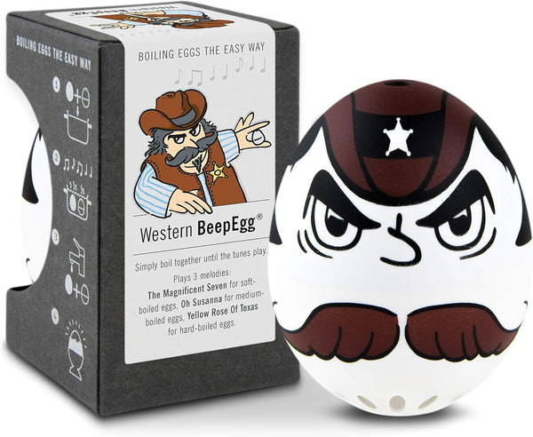 Western Beepegg Egg Timer for Boiling Eggs – Musical Egg Cooker for Soft, Medium, Hard Boiled Eggs