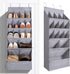 FENTEC 1 Pack Over-the-Door-Shoe-Organizers,Hanging Organizers with Large Pocket Shoe Holder Hanging Shoe
