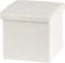 PINPLUS Storage Ottoman Cube Square Shaped Ottomans with Storage Foot Stool Footrest