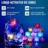 Light Up Ice Cubes - 12/24/60/96 Pack Multi Color LED Ice Cubes for Drinks, Waterproof Reusable for Parties