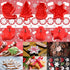 KAISHANE Christmas Themed MINI Cookie Cutter Embossing Mold Set, 8Pcs Plastic Spring Die Biscuits Pastry Cutter