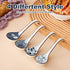 Soup Spoons Set of 4,Asian Soup Spoon Ceramic Ramen Spoons, Japanese Soup Spoon Long Handle Perfect Depth for Dumpling, Pho, Noodles, Miso, Chinese Wonton, Dishwasher Safe