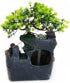 Gdrasuya10 Desktop Fountain Waterfall Decor, Water Feature with Colour Changing LED Lighting for Office Home Bedroom