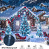 66FT 200 34 Color Changing Christmas Lights Outdoor, LED Colors String Lights with Remote Multicolor Plug in Waterproof