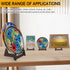 2 Pack 8 Inch Wooden Easel Stand Plate Holders for Display, Decorative Picture Frame, Book, Plate Stand