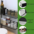 ONESIXEC 2 Pack Magnetic Basket for Fridge, Magnetic Spice Rack for Side of Refrigerator, Magnet Wire Bin Basket Fridge