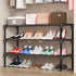 2 Closet SAN HE Long Shoe Rack-Shoe Organizer Tier Shoe Rack for Front Door Entryway Garage, Stackable Free Standing