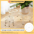 Furshus Stand,5 Pack Plant Heavy Duty Flower Pot Stands,Metal Decoration Racks,Round Plant Shelf for Planter Outdoor