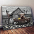 Farmhouse Bathroom Decor Wall Art, Funny Highland Cow in Bathtub, Rustic 12"x16" Framed Bathroom Cow Painting