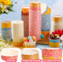 120 9oz Zopeal Pcs Ice Cream Bowls Bulk Dessert Ice Cream Cups Paper Treats Sundae Cups Disposable Birthday Party