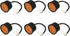 6pcs 1/4HP Refrigerator Overload Protector, 220V Thermal Compressor Replacement Part