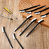 9Pcs Double-Ended Cleaning Brushes Set, Nylon All Purpose Detailing Brushes for Kitchen, Bathroom, Small Spaces