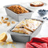 Farberware Nonstick Baking Loaf Pan Set, Two 9-Inch x 5-Inch, Gray