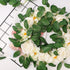 Meiliy 60pcs Bulk Artificial Greenery Rose Leaves for DIY Wedding Bouquets, Centerpieces, Party Decorations, Rose Vine