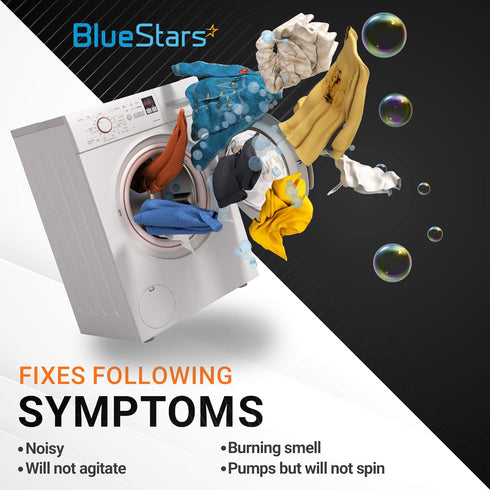 BlueStars 4 Packs Washer Drive Belt Replacement for Amana Maytag Speed Queen Washers - Exact Fit