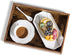 Hanobe Brown Decorative Serving Trays: Rustic Brown Rectangle Tray Decor with Cutout Handles for Coffee Table Ottoman