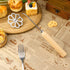 Flower Rosette Iron Waffle Molds: Creative Cookie Pastry Printing Gadget with Handle for Dessert Biscuit Waffle Baking