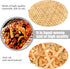 Hemoton Bamboo Mesh Pad Round Woven Placemats, Heat Insulation Dish Mat