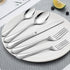 LIANYU 10-Piece Silverware Set - Stainless Steel Flatware Cutlery for 2, Dishwasher Safe, Mirror Polished