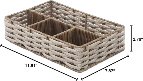 Whitmor 4 Section Tray for Organizing Storage Solutions