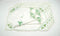 Thanksgiving Holidays Set of 4 Table Place Settings - 4 Placemats/4 Napkins, Green Celtic Trinity Knot Design