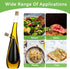 Counter 2 1 (15 10 Lily's Home Glass Olive Oil and Vinegar Dispenser Bottle, for Kitchen Cooking Salad, Dressing