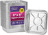 Nicole Home Collection 8x8 Aluminum Pans, 50 Pack of 8 Inch Foil Pans for Baking, Cooking, Heating, Prepping