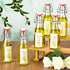 Havawish 16 8 oz Pcs Homemade Olive Oil Swing Top Glass Bottles Clear Flip Top Bottles with Airtight Lids Labels