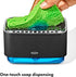 Black Soap Dispensing Sponge Holder by OXO Good Grips - Effortless Cleaning