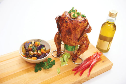 GrillPro 41331 Chrome Wire Chicken Roaster