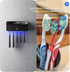 3M 5 Bloom Toothbrush Sanitizer and Holder for Bathroom Walls, Strong Adhesive, Time Display, Long-Lasting Charge