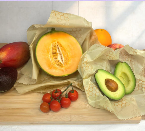 Set, 2 2 Beeswax Bread Bag for Homemade Bread & Beeswax Wrap XL Sourdough Bread Bags + Beeswax Wraps for Food | Keep