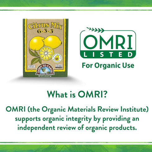 6-3-3, 1 lb Down To Earth All Natural Fertilizers Organic Citrus Mix - Plant Food for Lemons, Limes, Oranges