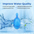 Funmit 6 Pack Universal Humidifier Cleaner Fish, Compatible with Most Humidifiers and Fish Tanks, Blue
