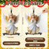 Countertop Shellwei Christmas Angel Paper Towel Holder with Round Base Christmas Bathroom Decor Xmas Gifts Rustic Angel