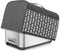 Yarwo 4 Slice Toaster Cover with Pockets, Nylon Fits Most Long Slot Toasters, Gray with Arrow