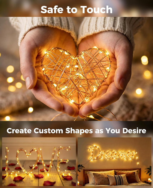 164 500 8 Dimming Plug-in Fairy Lights, Ft LED String Light with Remote, Modes, Timer and Twinkle Lights for Indoor