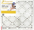 Proairtek Model AF20201M13SWH 20x20x1 Air Filter, MERV 13 for Clean, Crisp Air in Your Home