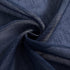 Navy Kitchen Curtains, 36 Inch Length for Basement Window, Semi Sheer Faux Linen Short Cafe Tier Drapes